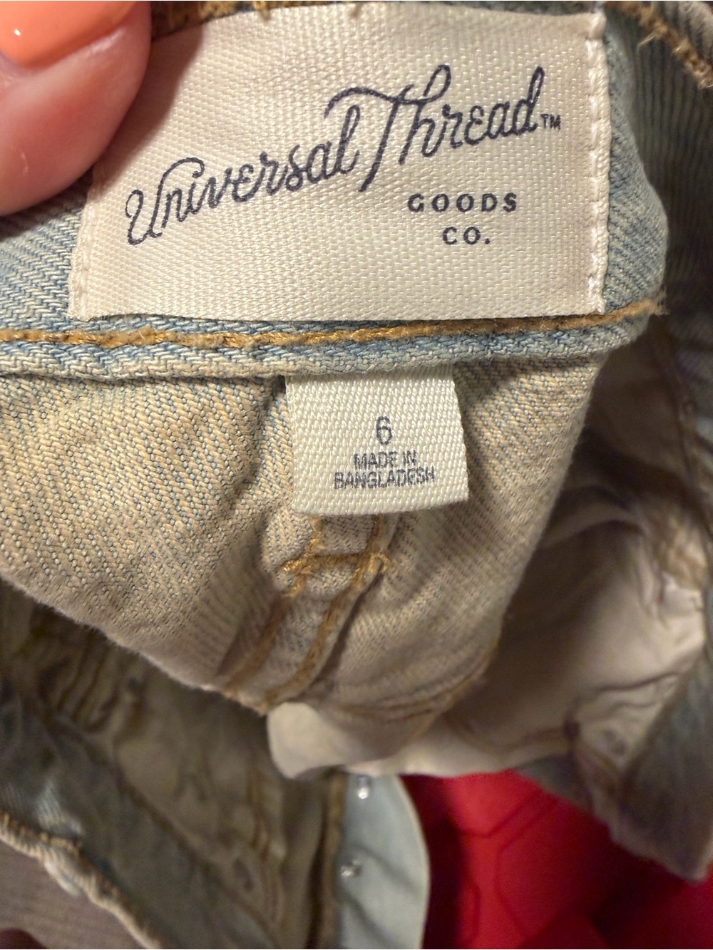 Universal Thread High-Rise Mini Jean Shorts - Size 6 - NWOT - Picture 4 of 6